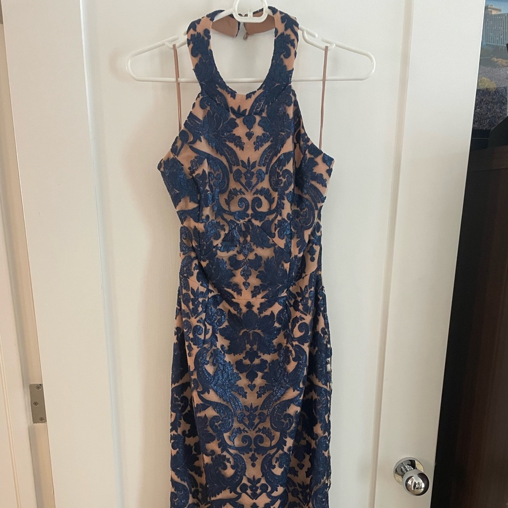 Dress the Population Navy Dress